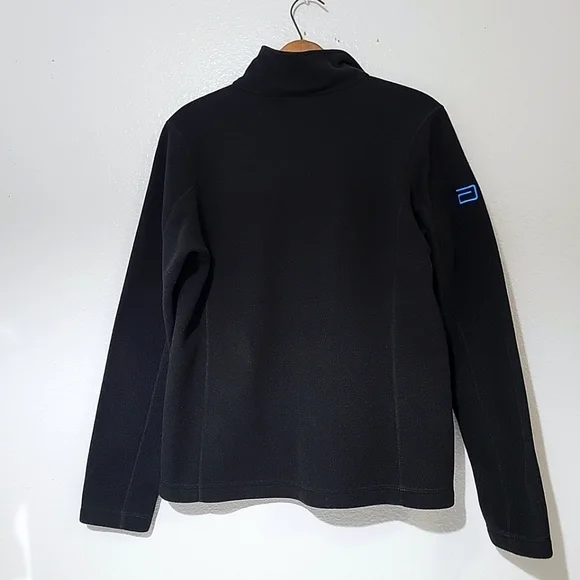 Patagonia Fleece Pullover Quarter Zip Black Women's Size Medium - Picture 3 of 10